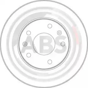 17011 A.B.S. Тормозной диск