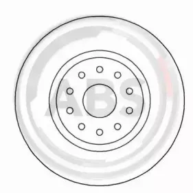 17014 A.B.S. Тормозной диск