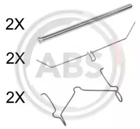 1701Q A.B.S. Комплектующие, колодки дискового тормоза