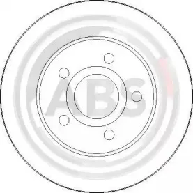 17032 A.B.S. Тормозной диск