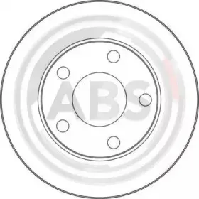 17056 A.B.S. Тормозной диск