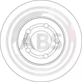 17059 A.B.S. Тормозной диск