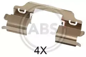 1707Q A.B.S. Комплектующие, колодки дискового тормоза