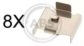 1718Q A.B.S. Комплектующие, колодки дискового тормоза