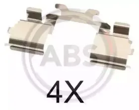 1725Q A.B.S. Комплектующие, колодки дискового тормоза