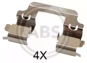 1728Q A.B.S. Комплектующие, колодки дискового тормоза