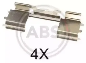 1729Q A.B.S. Комплектующие, колодки дискового тормоза