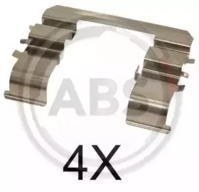 1744Q A.B.S. Комплектующие, колодки дискового тормоза