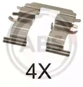 1746Q A.B.S. Комплектующие, колодки дискового тормоза