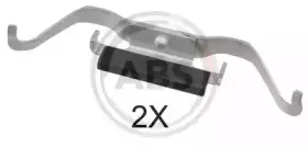 1747Q A.B.S. Комплектующие, колодки дискового тормоза