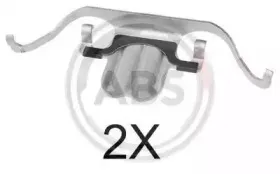 1751Q A.B.S. Комплектующие, колодки дискового тормоза