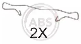 1755Q A.B.S. Комплектующие, колодки дискового тормоза