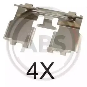 1760Q A.B.S. Комплектующие, колодки дискового тормоза