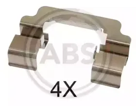 1777Q A.B.S. Комплектующие, колодки дискового тормоза