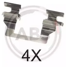 1778Q A.B.S. Комплектующие, колодки дискового тормоза