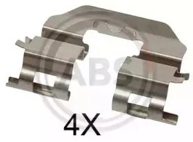 1780Q A.B.S. Комплектующие, колодки дискового тормоза