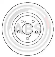 17955 A.B.S. Тормозной диск