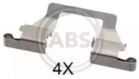 1800Q A.B.S. Комплектующие, колодки дискового тормоза