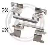 1811Q A.B.S. Комплектующие, колодки дискового тормоза