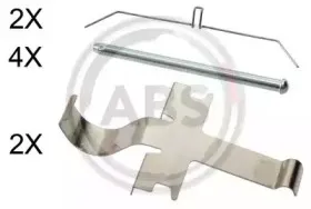 1819Q A.B.S. Комплектующие, колодки дискового тормоза