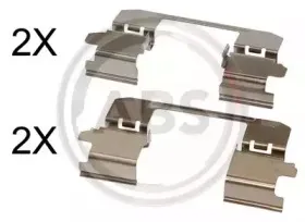 1834Q A.B.S. Комплектующие, колодки дискового тормоза