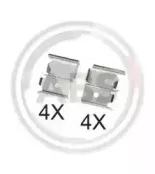 1855Q A.B.S. Комплектующие, колодки дискового тормоза