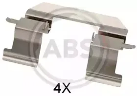 2000Q A.B.S. Комплектующие, колодки дискового тормоза