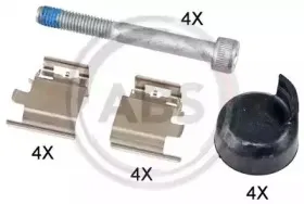 2001Q A.B.S. Комплектующие, колодки дискового тормоза