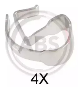 2021Q A.B.S. Комплектующие, колодки дискового тормоза