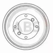 2281-S A.B.S. Тормозной барабан