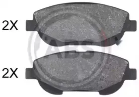 35003 A.B.S. Комплект тормозных колодок, дисковый тормоз