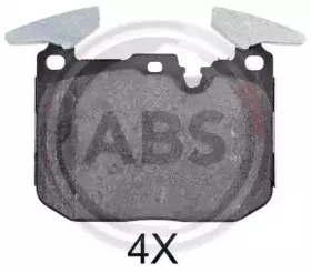 35005 A.B.S. Комплект тормозных колодок, дисковый тормоз