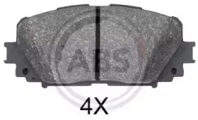 35015 A.B.S. Комплект тормозных колодок, дисковый тормоз