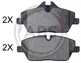 35016 A.B.S. Комплект тормозных колодок, дисковый тормоз