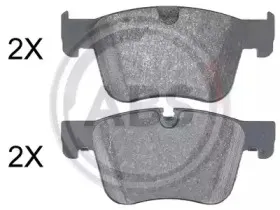 35021 A.B.S. Комплект тормозных колодок, дисковый тормоз