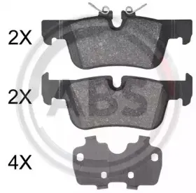 35030 A.B.S. Комплект тормозных колодок, дисковый тормоз