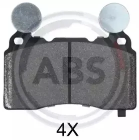 35051 A.B.S. Комплект тормозных колодок, дисковый тормоз