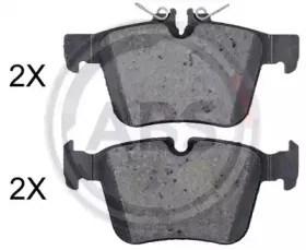 35073 A.B.S. Комплект тормозных колодок, дисковый тормоз