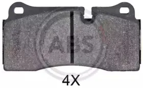 35085 A.B.S. Комплект тормозных колодок, дисковый тормоз