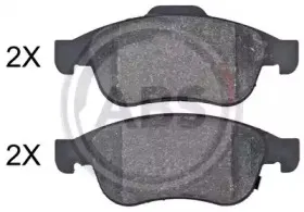 35103 A.B.S. Комплект тормозных колодок, дисковый тормоз