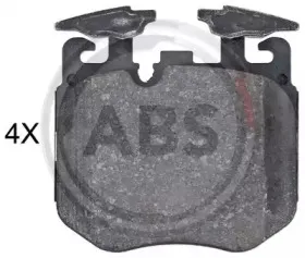 35144 A.B.S. Комплект тормозных колодок, дисковый тормоз