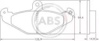 36788 A.B.S. Комплект тормозных колодок, дисковый тормоз