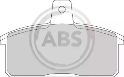 36851 A.B.S. Комплект тормозных колодок, дисковый тормоз