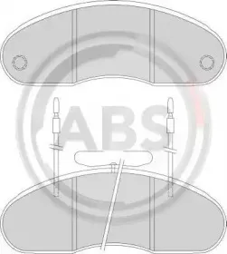 36877 A.B.S. Комплект тормозных колодок, дисковый тормоз