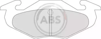 36967 A.B.S. Комплект тормозных колодок, дисковый тормоз