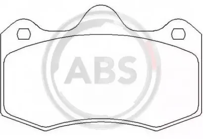 37471 A.B.S. Комплект тормозных колодок, дисковый тормоз