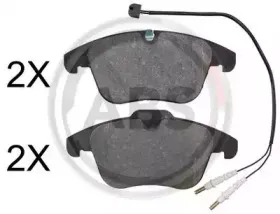 37655 A.B.S. Комплект тормозных колодок, дисковый тормоз