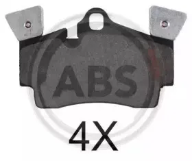 37792 A.B.S. Комплект тормозных колодок, дисковый тормоз