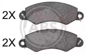 37798 A.B.S. Комплект тормозных колодок, дисковый тормоз