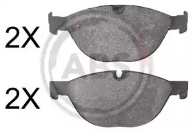 37807 A.B.S. Комплект тормозных колодок, дисковый тормоз